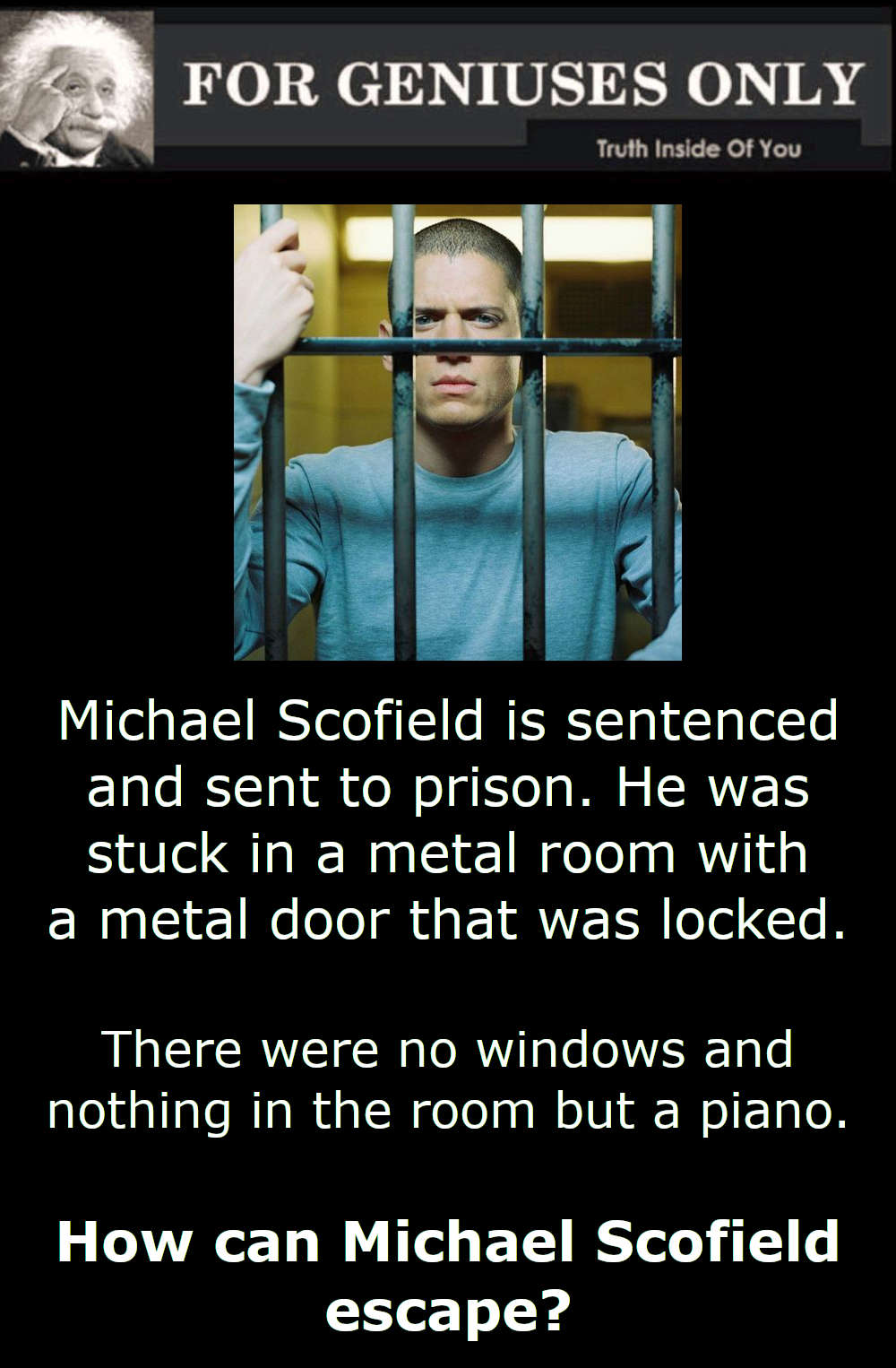 Michael Scofield Riddle