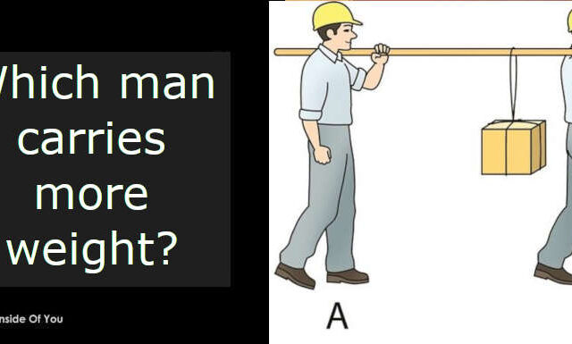 Which man carries more weight? featured