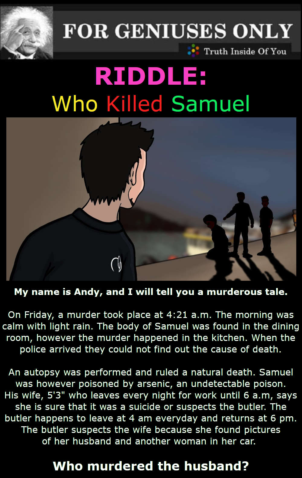 Who Killed Samuel Riddle