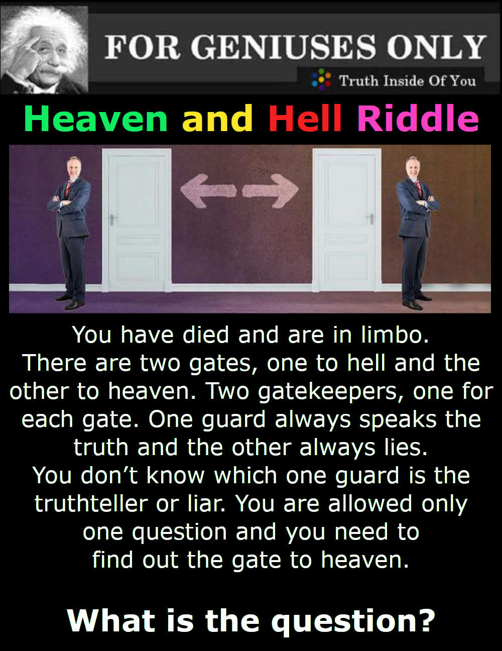 Heaven and Hell Riddle