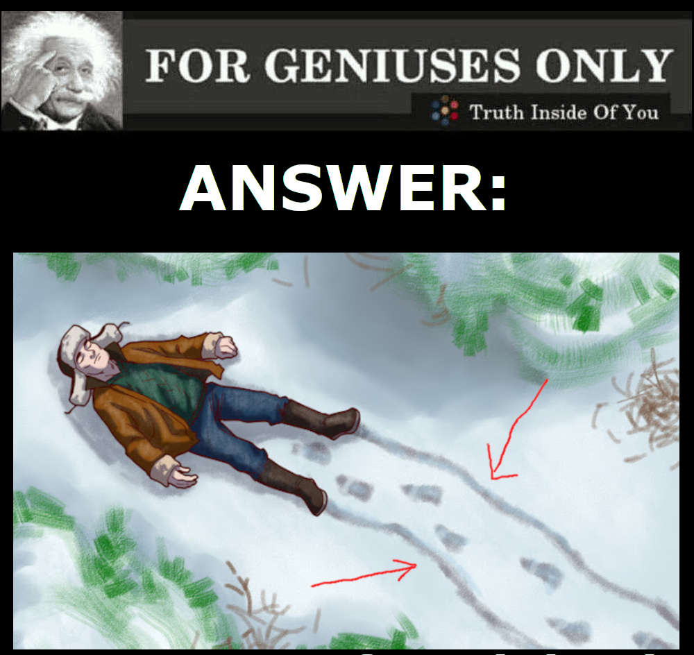 Snow Riddle ANSWER