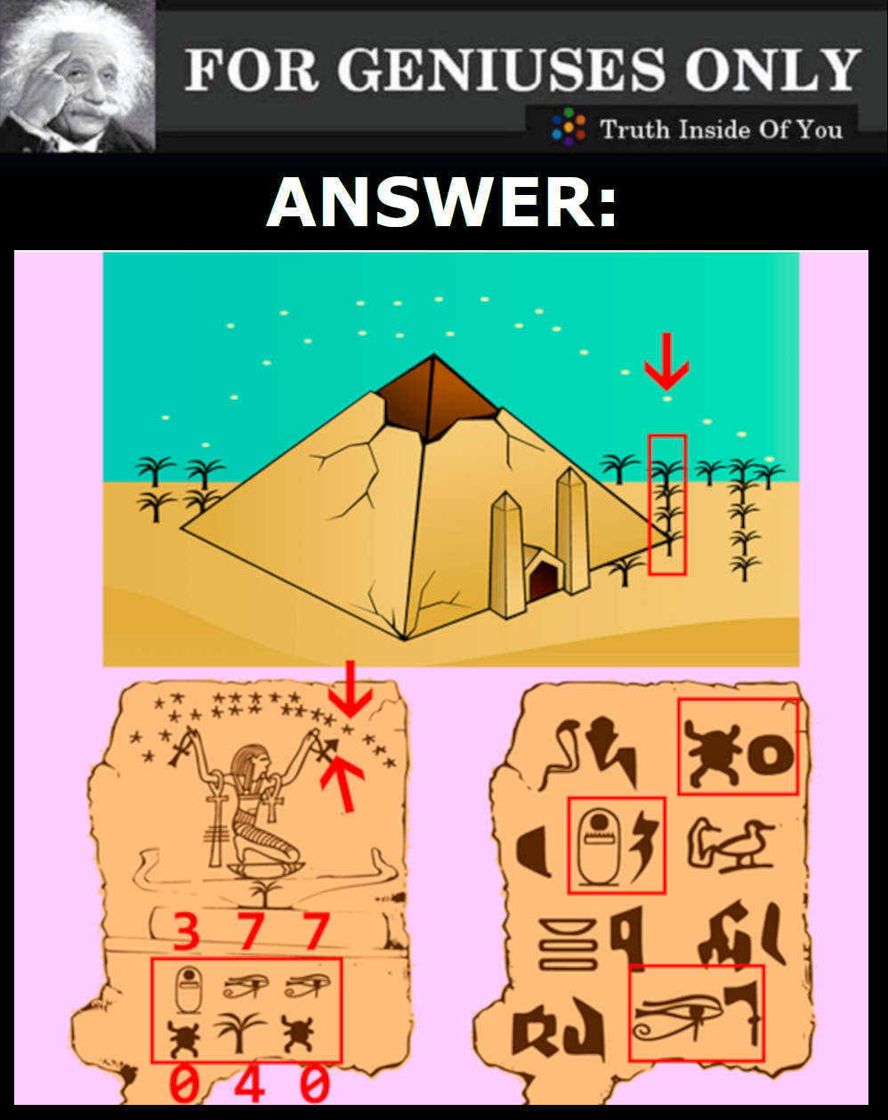 The Pyramid Mystery ANSWER