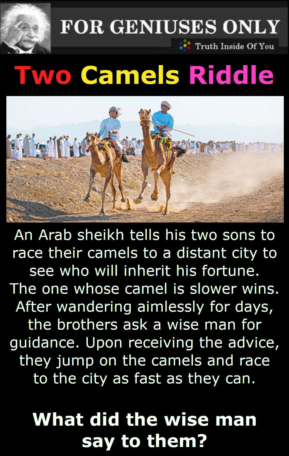 Two Camels Riddle 