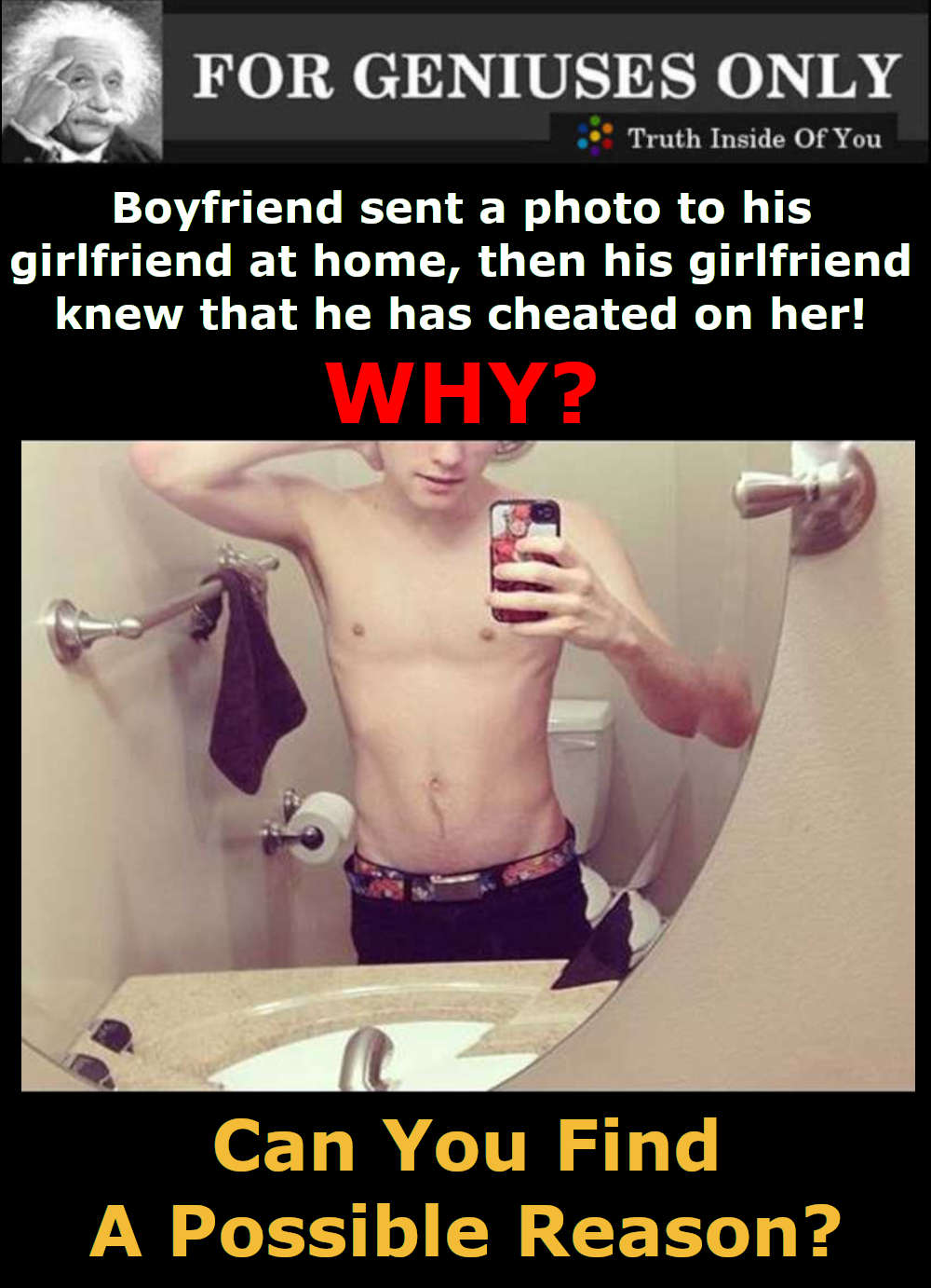 Cheating Boyfriend Riddle