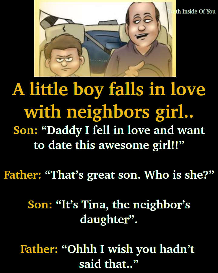 JOKE- A Little Boy Falls In Love With Neighbors Girl