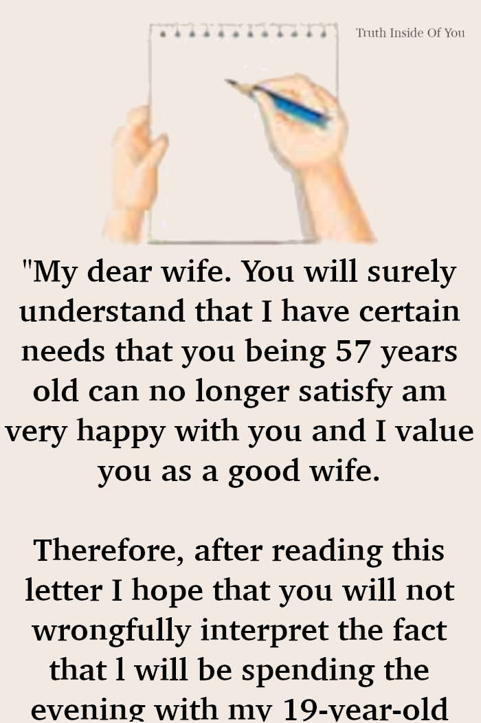 JOKE- A Wife Finds A Note From Her Husband