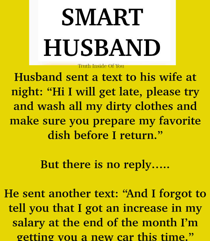 JOKE- Smart Husband