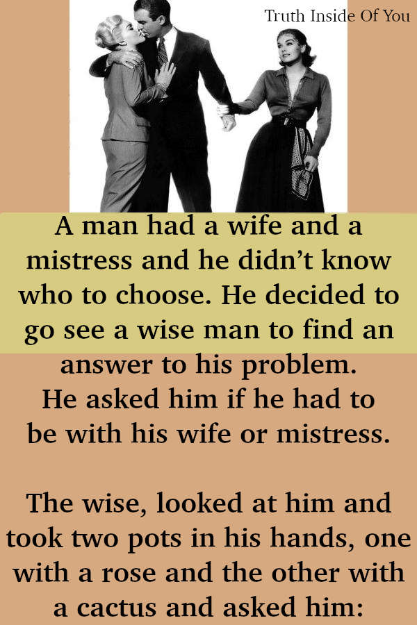 STORY- A Man, A wife And A Mistress