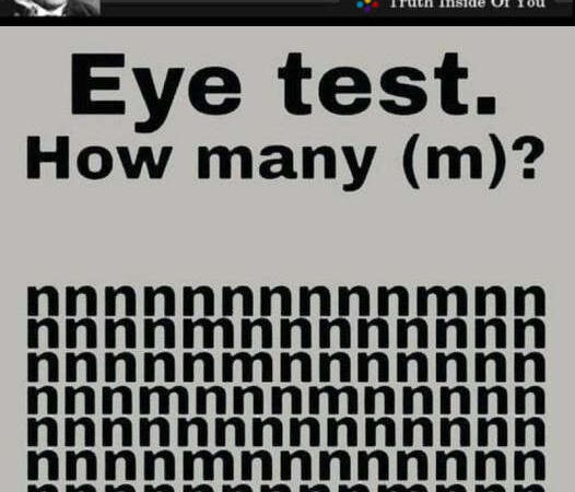 RIDDLE Eye test